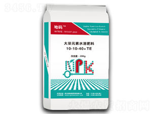 地碼大量元素水溶肥料10-10-40+TE-普德頌